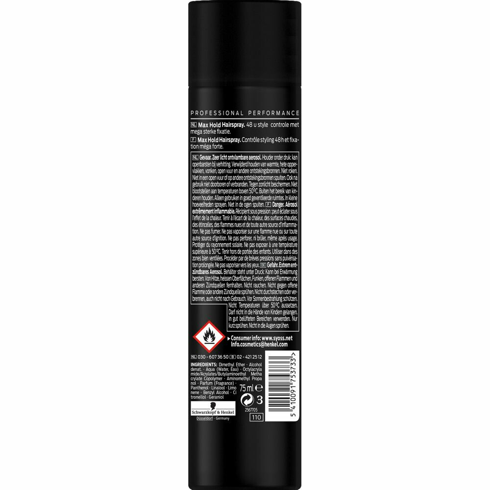 Syoss Max Hold Haarspray75 ml