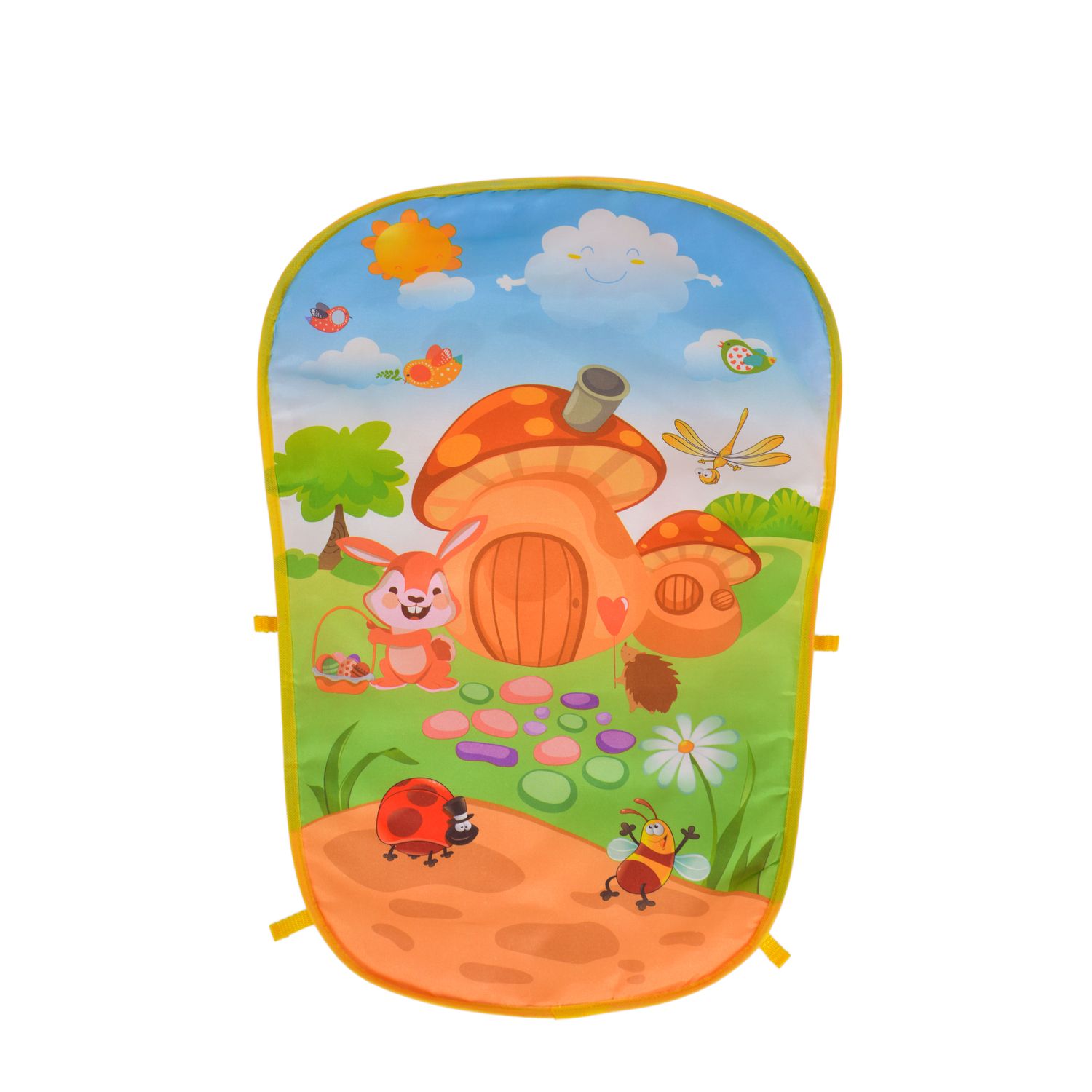Moni Spielbogen Mushy HE0639 Krabbeldecke, Musiktasten, Licht, Hängespielzeug bunt