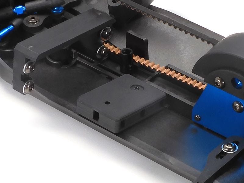 Tamiya Tourenwagen Chassis TA08 Pro 4WD Bausatz, 1:10 4WD Tourenwagen Renn-Chassis mit Riemenantrieb