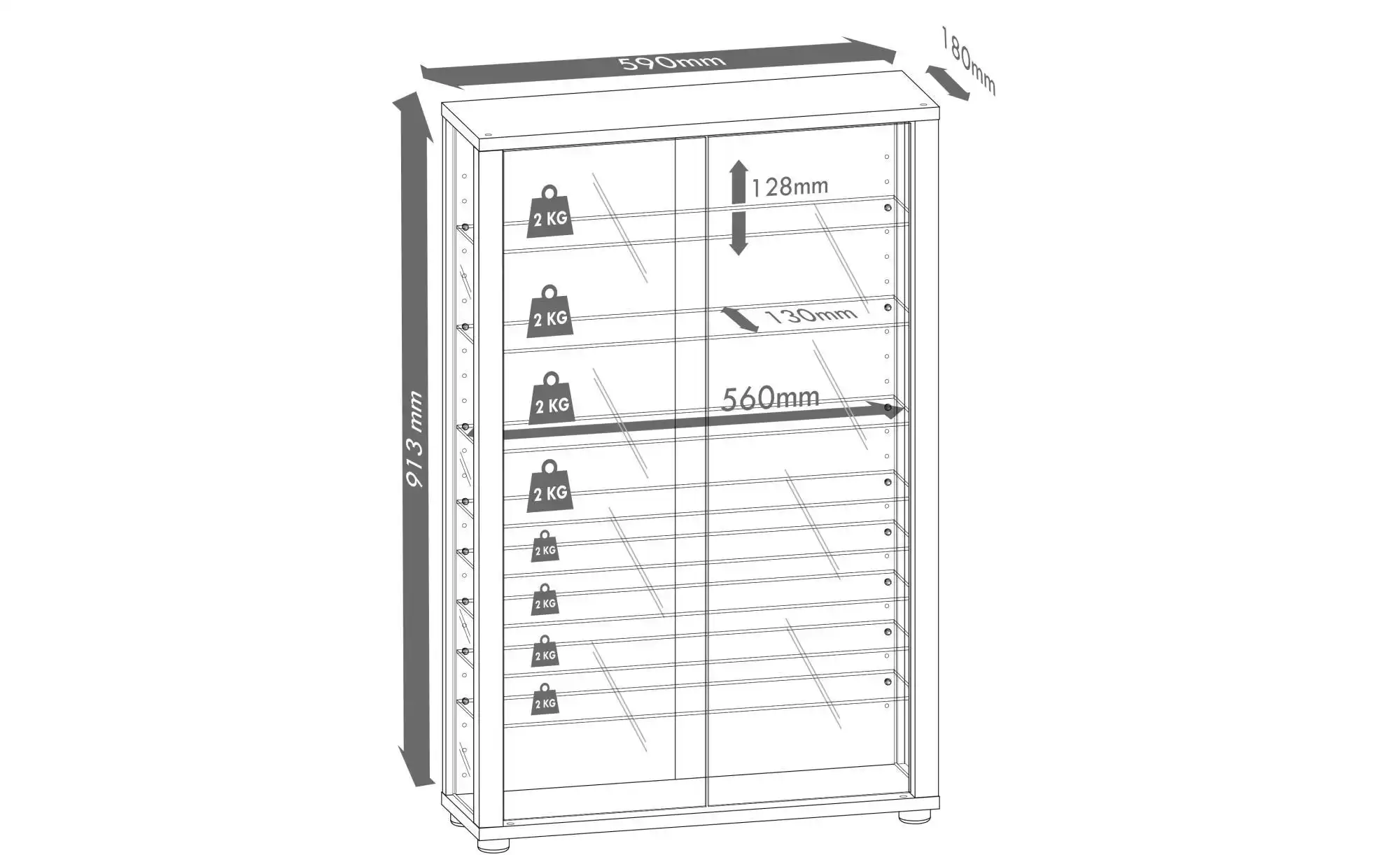 Hängevitrine
