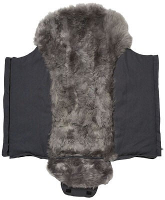 Nordlys Saga Lammeskinnspose, Grey