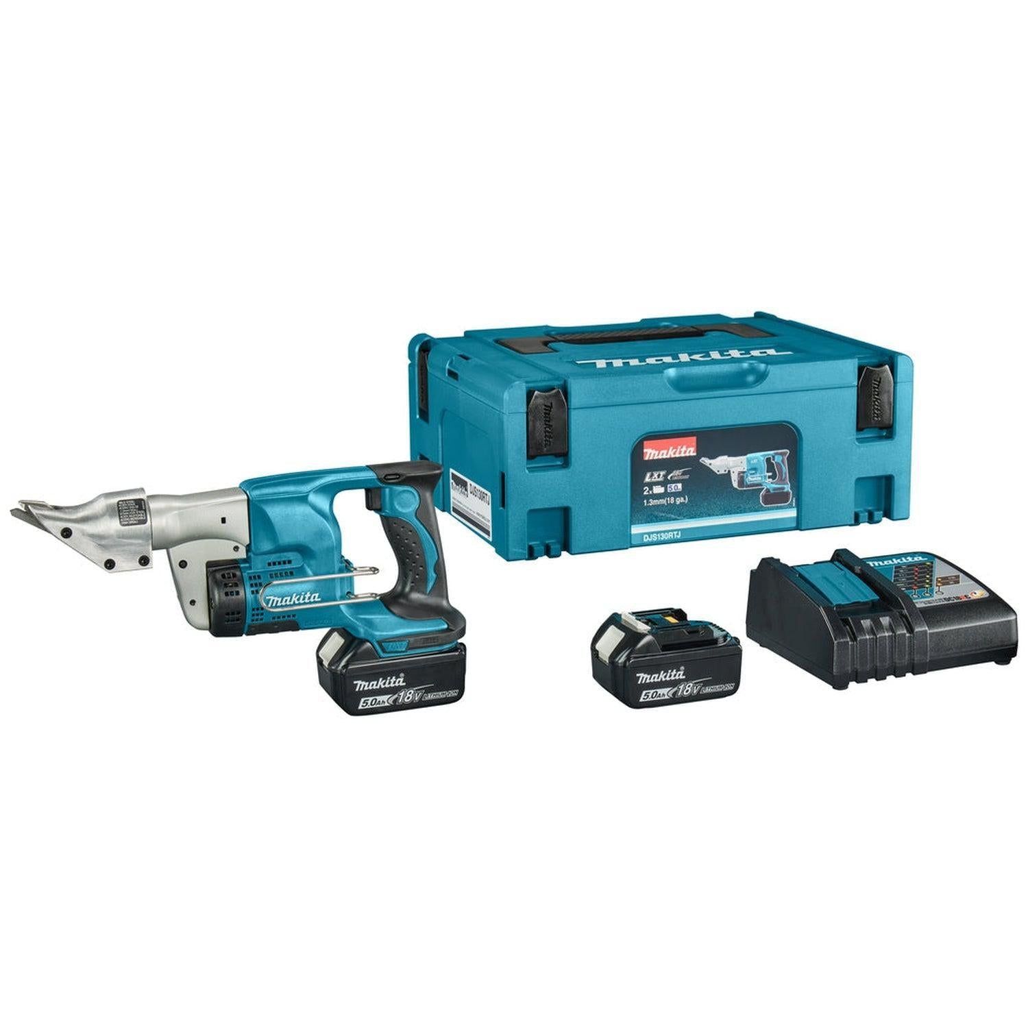 Makita DJS130RTJ Accu Plaatschaar 18V 5.0Ah in Mbox