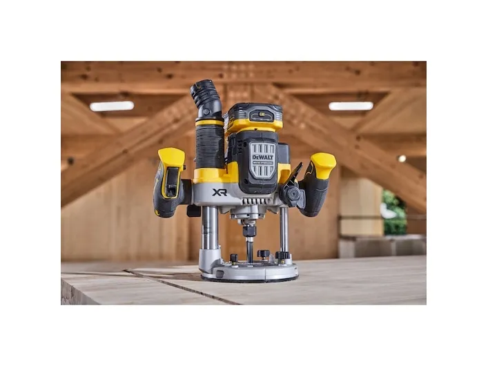 DeWALT DCW620H2-QW, Fod til justering af fræsedybde, Sort, Gul, 23000 rpm, 8 (5/16