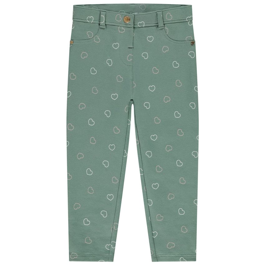 Jegging imprimé fantaisie pour bébé fille - Kaki