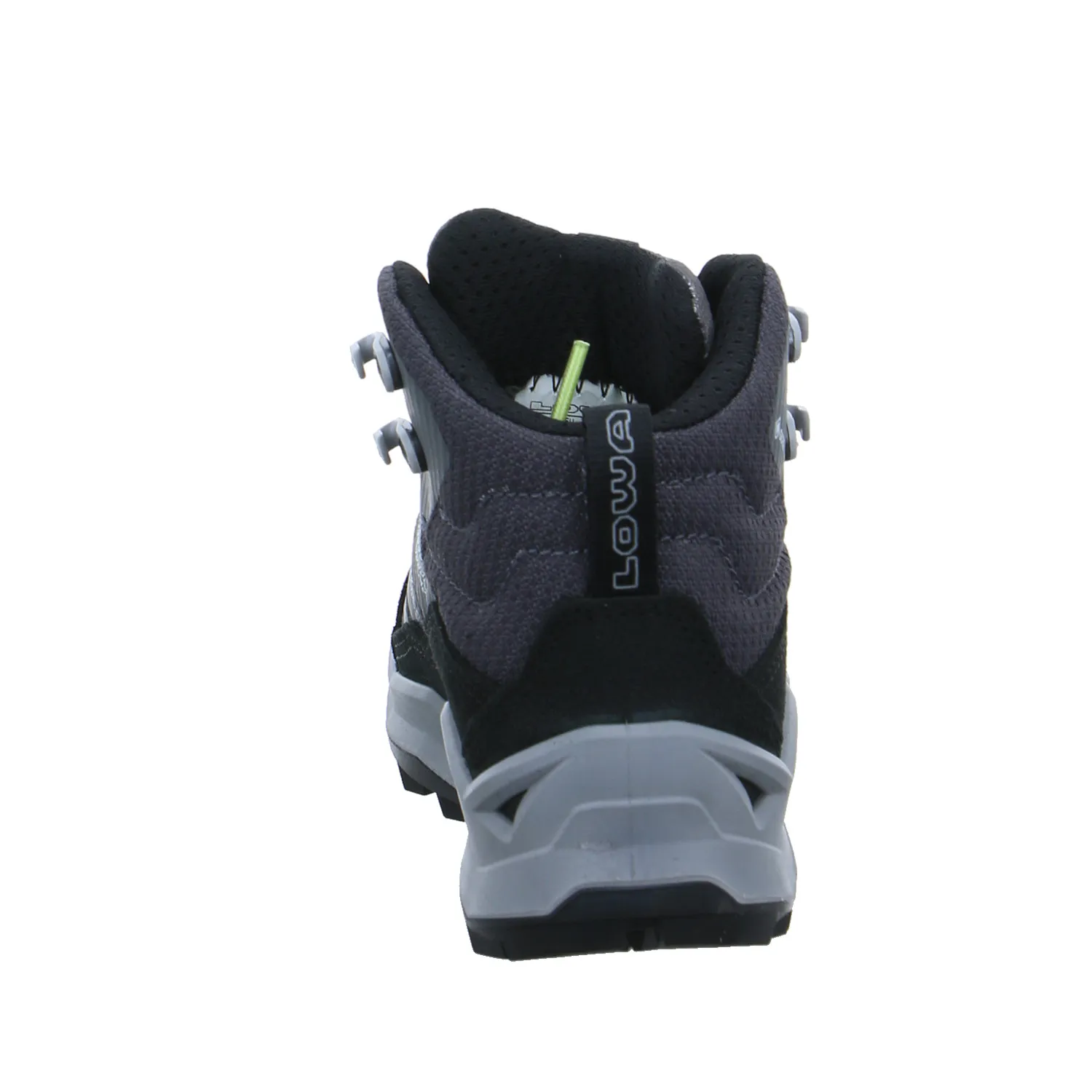 LOWA Kinder-Wanderschuhe Schwarz Leder