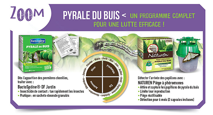 Recharge pour piège à phéromones pyrale du buis Naturen