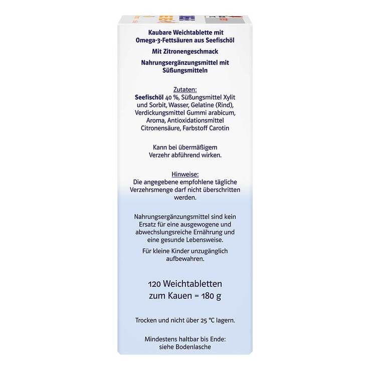 Doppelherz Omega-3 Gel-Tabs family system, 120 St