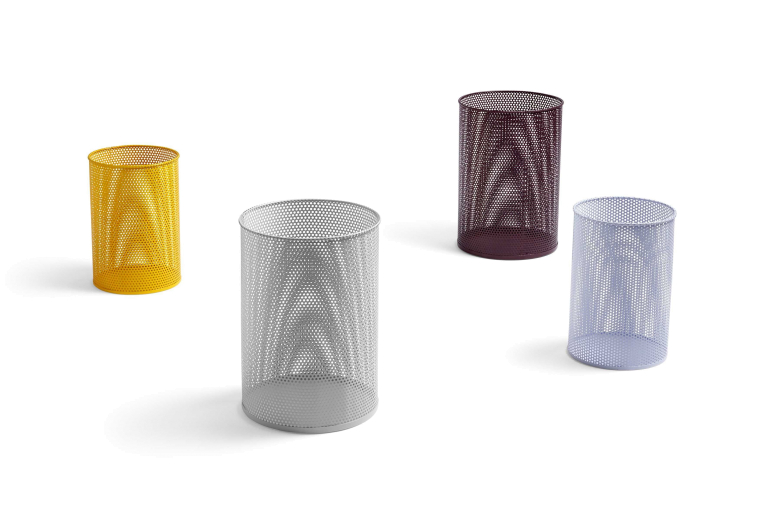 Hay Perforated Bin prullenbak L lichtgrijs