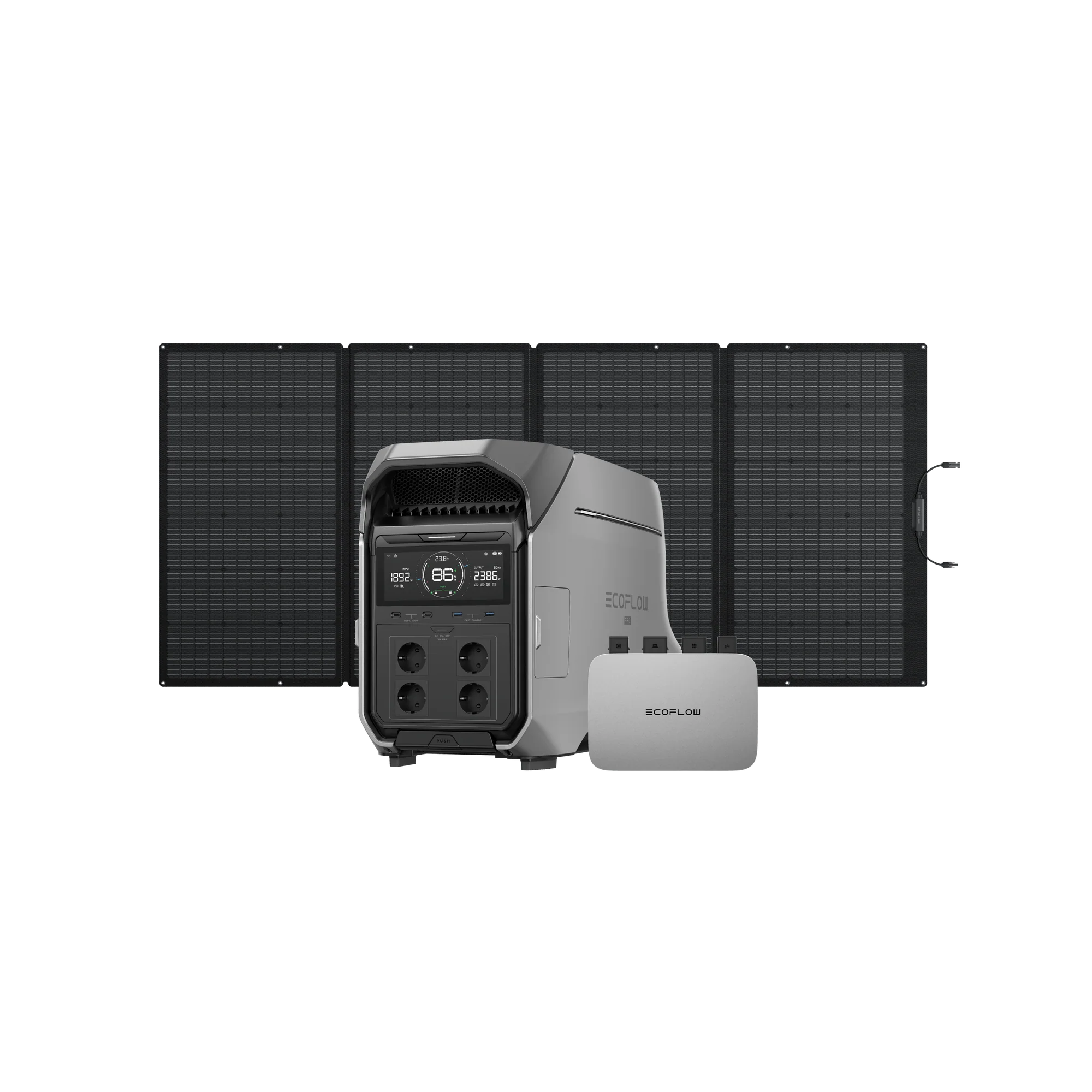 EcoFlow DELTA Pro 3 Solargenerator (Tragbar PV400W)