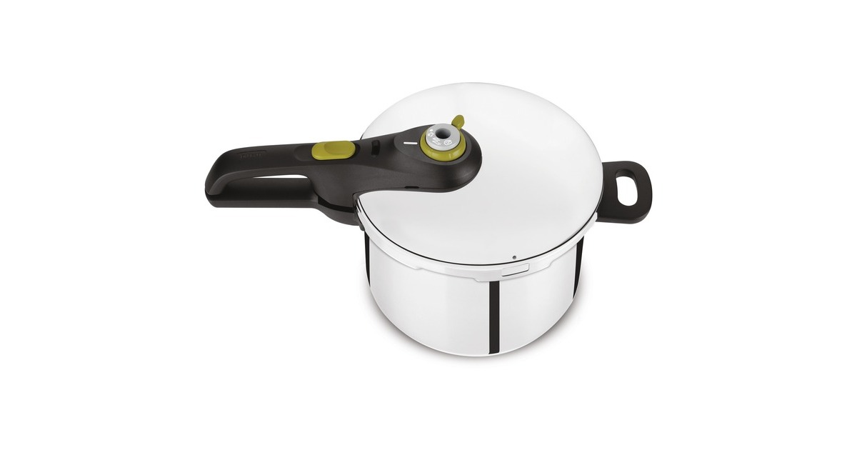 TefalSnelkookpan Secure 5 Neo P2530738  (Roestvrij staal/zwart, 6 Liter)