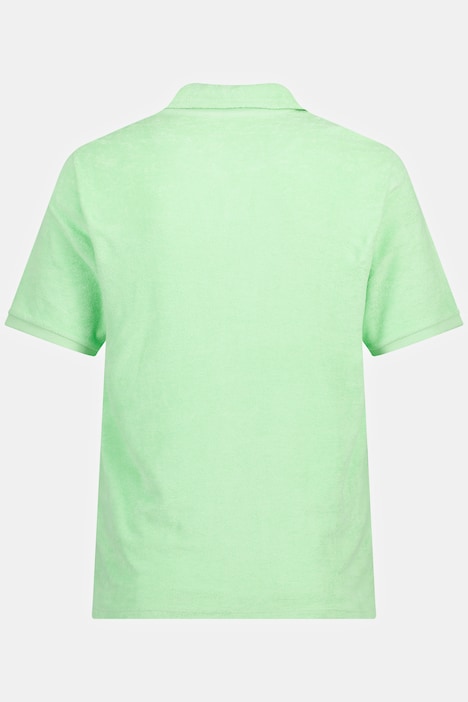 Poloshirt, Halbarm, Frottee, Cuba-Kragen
