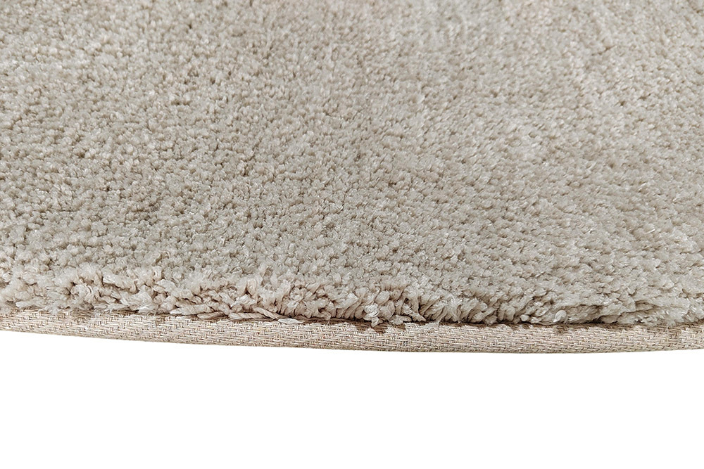 Design Teppich ORGANIC 180x120cm taupe Hochflor Indoor-Teppich organische Form