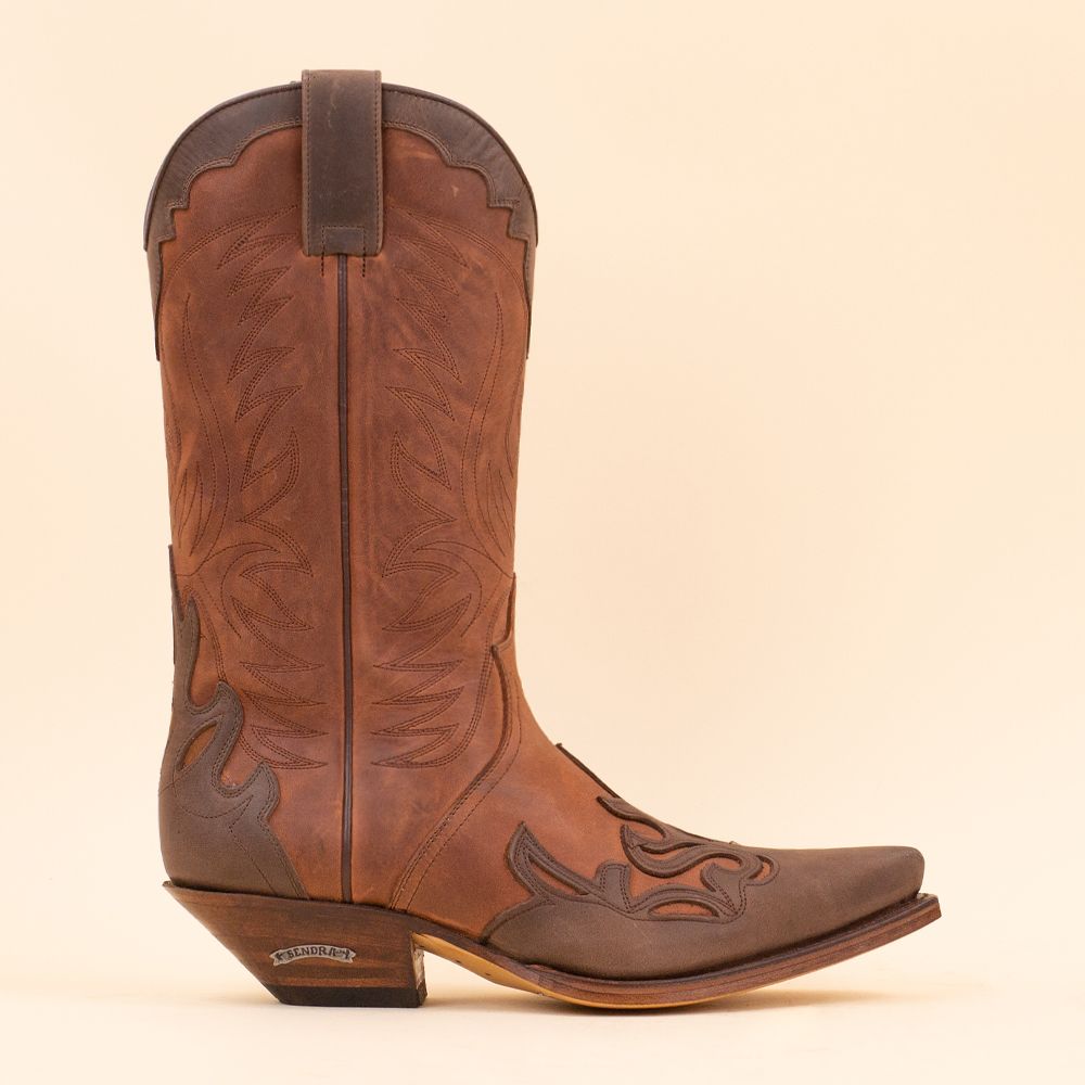 Sendra cowboyboots 5173 Sprinter Chocolate