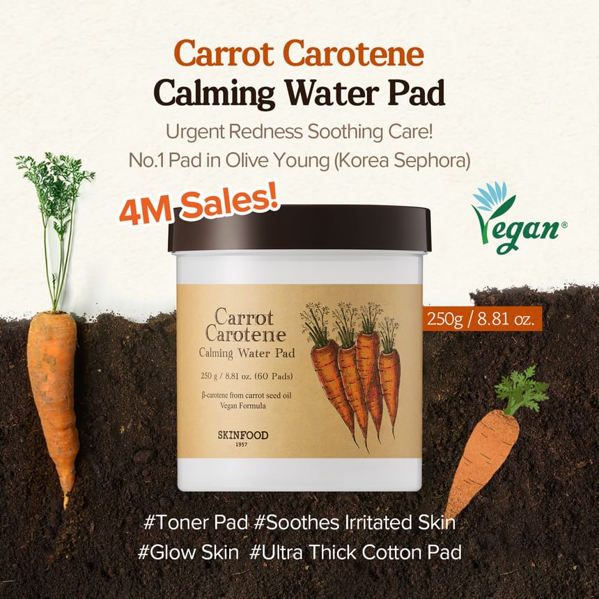 SKINFOOD - Wortel Caroteen Kalmerende Waterpad