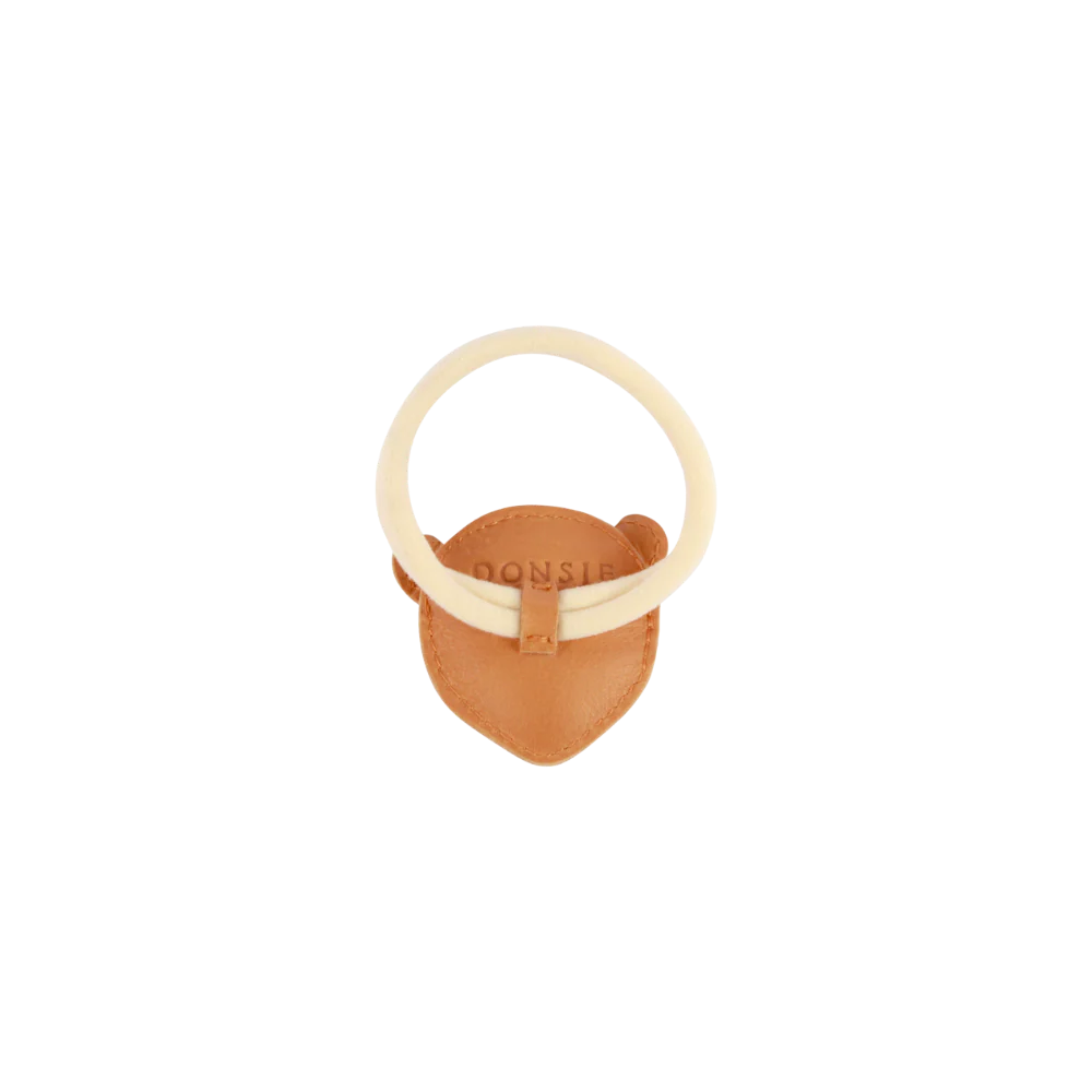 Josy Classic Hair Tie | Tiger | Camel Classic Leather