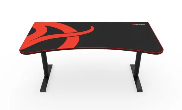 Arozzi Arena Gaming Desk - Bord - gaming - kurvet Gamerbord med sort stel