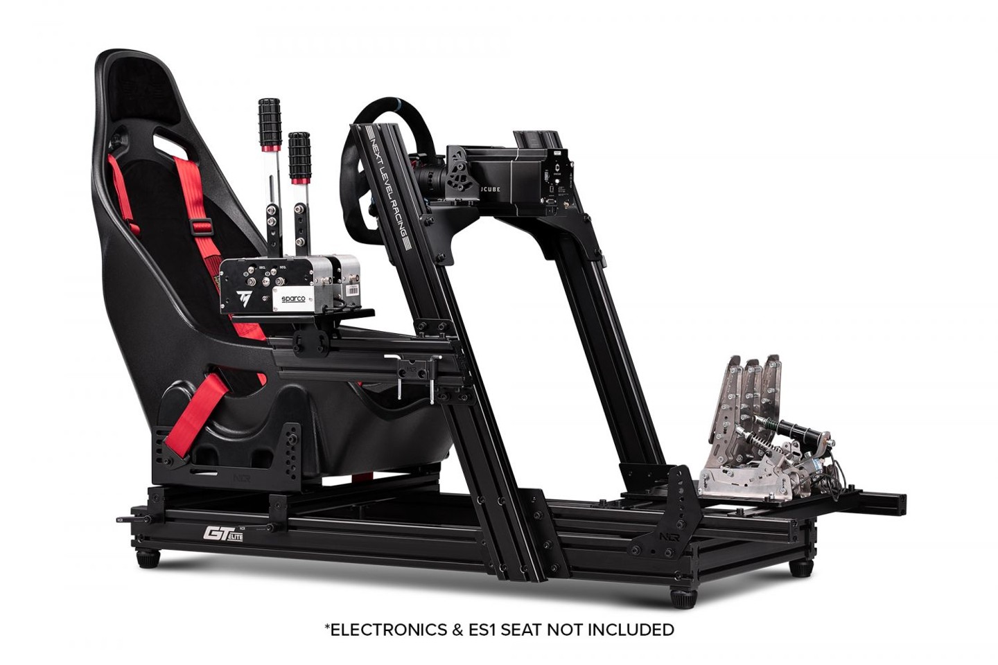 Next Level Racing - GTElite Aluminium Simulator Cockpit Front & Side Mount Edition