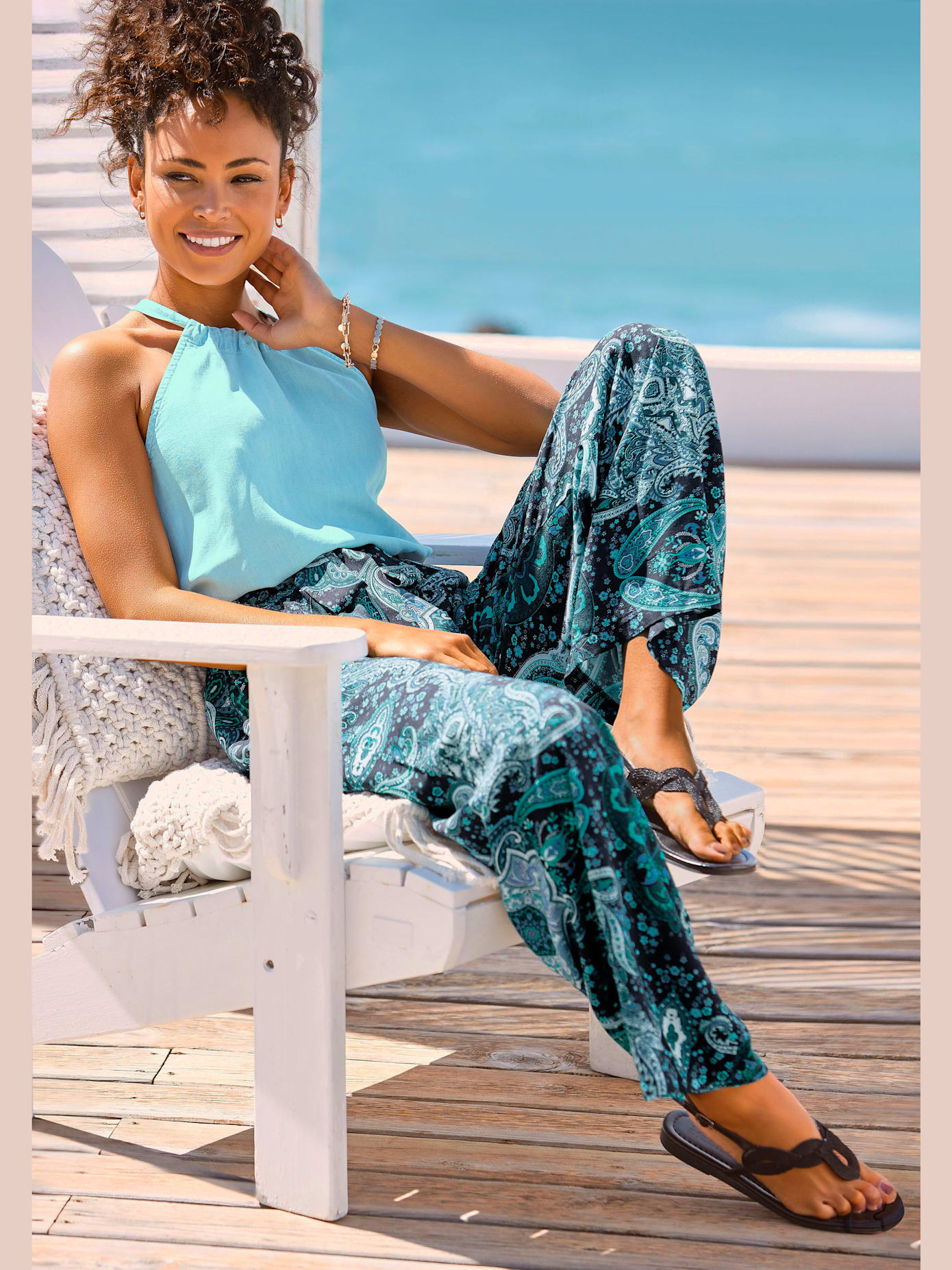 Pantalon coupe ample tendance