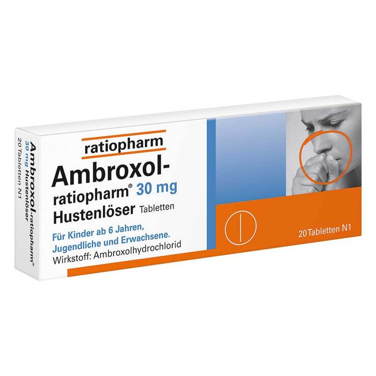 Ambroxol ratiopharm 30 mg Hustenlöser Tabletten, 20 St
