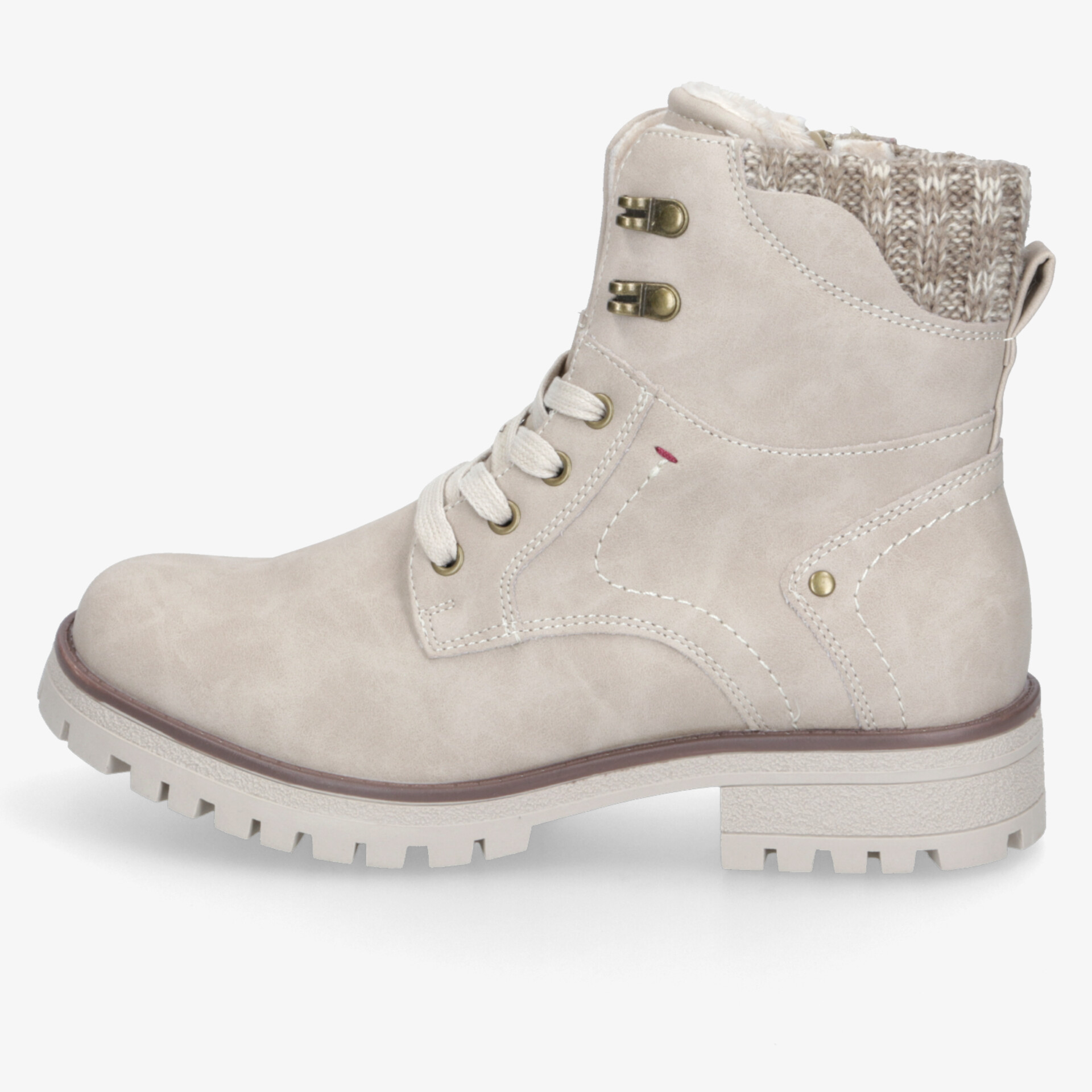 AVIC ADVENTURE Damen Schnürstiefeletten beige