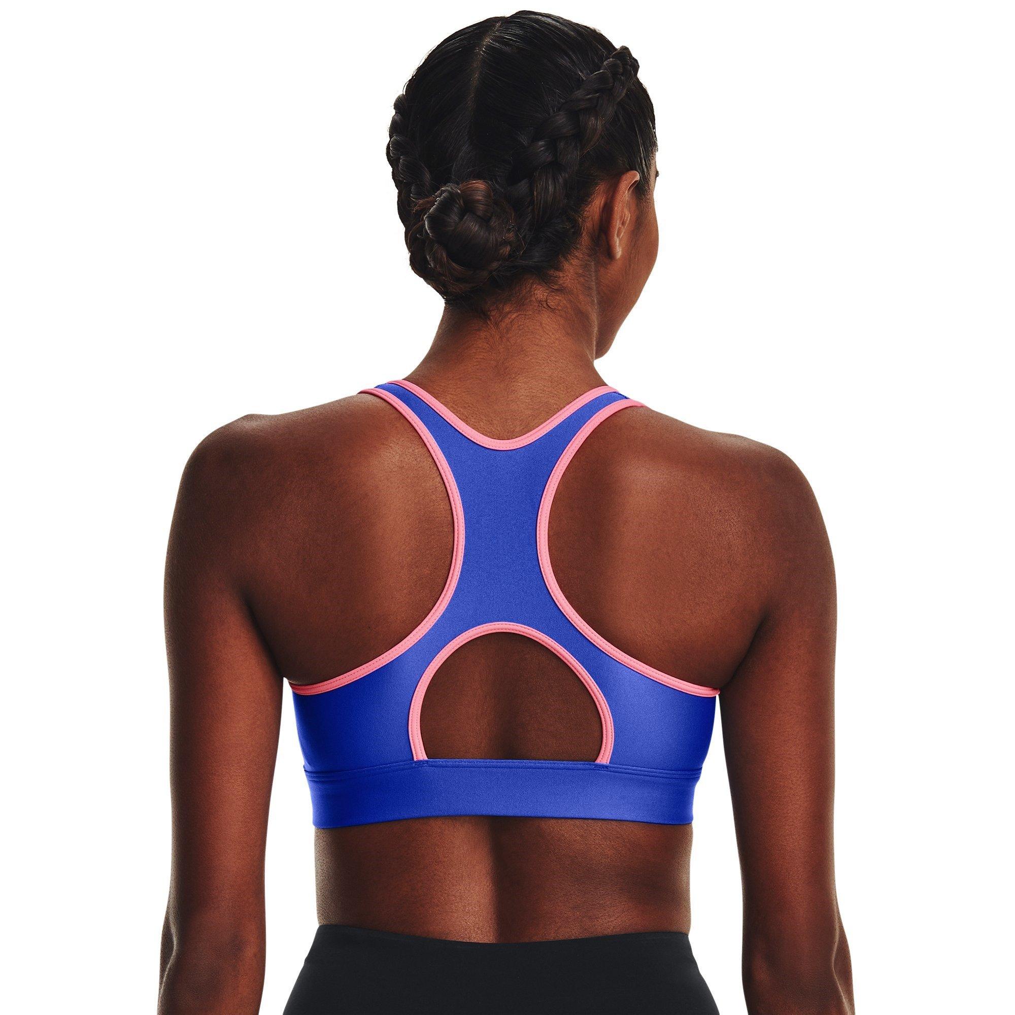 Under Armour UA HeatGear Armour Mid Padless Sports Bra Womens