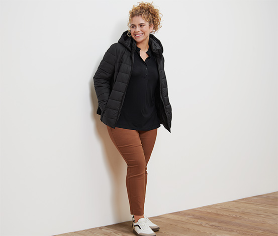 Stretchhose, cognac
