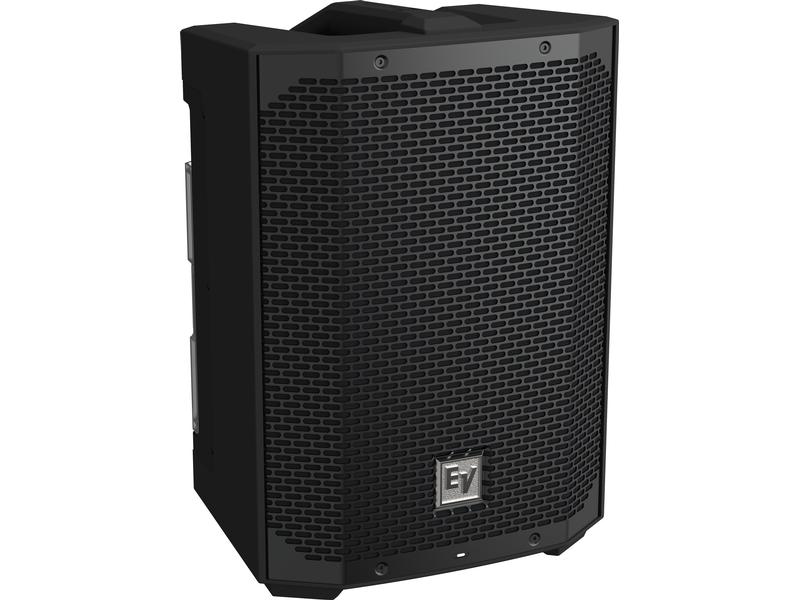 Electro-Voice Lautsprecher Everse 8 – Schwarz Akkubetriebener PA-Lautsprecher mit Bluetooth-Konnektivität