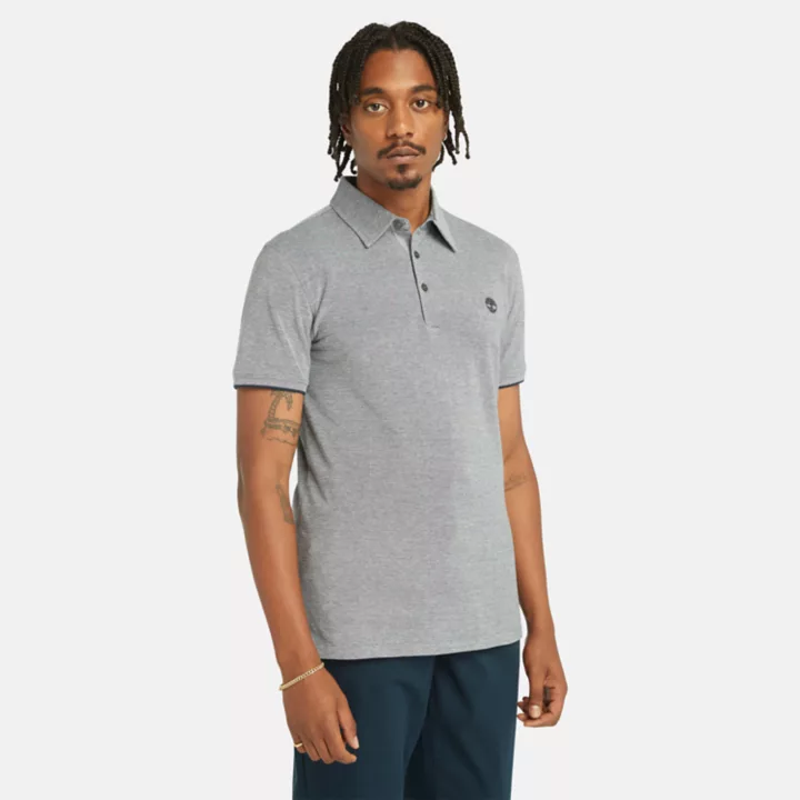 Polo Baboosic Brook Oxford pour homme en bleu marine