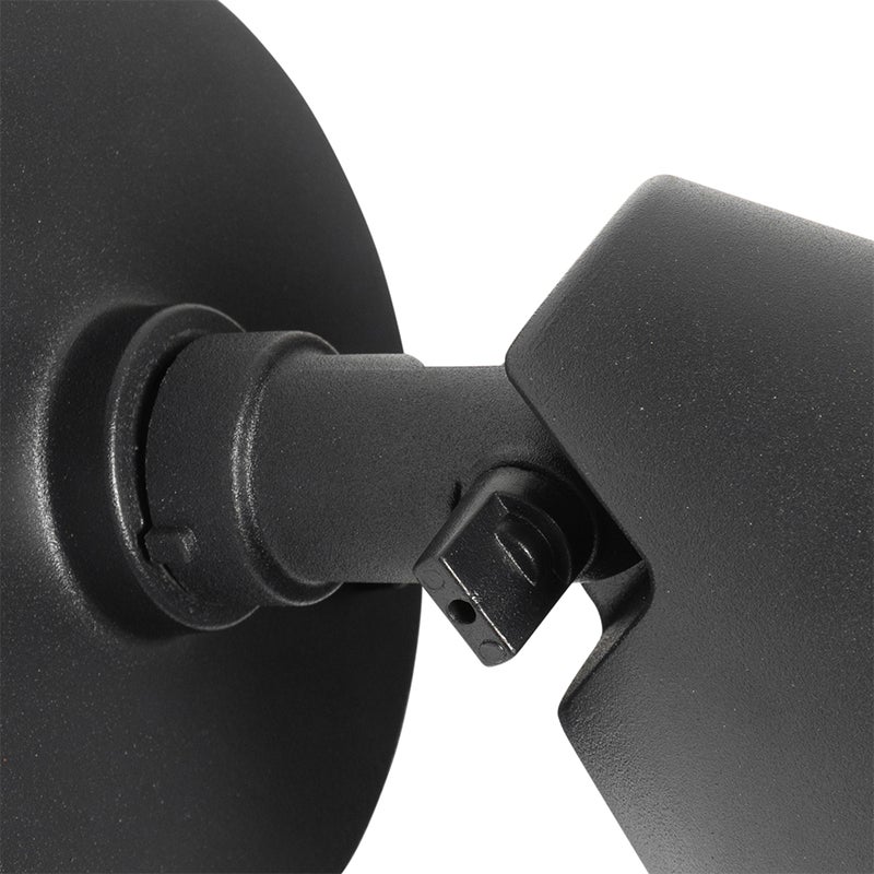 Moderne buitenwandlamp, zwart, IP44 - Ciara