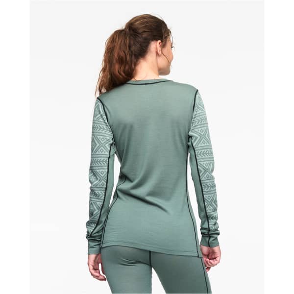 T-shirt thermique KARI TRAA FLOKE LS MURK