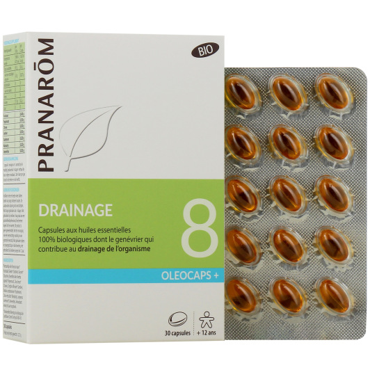 Oléocaps 8 Drainage Bio Pranarôm