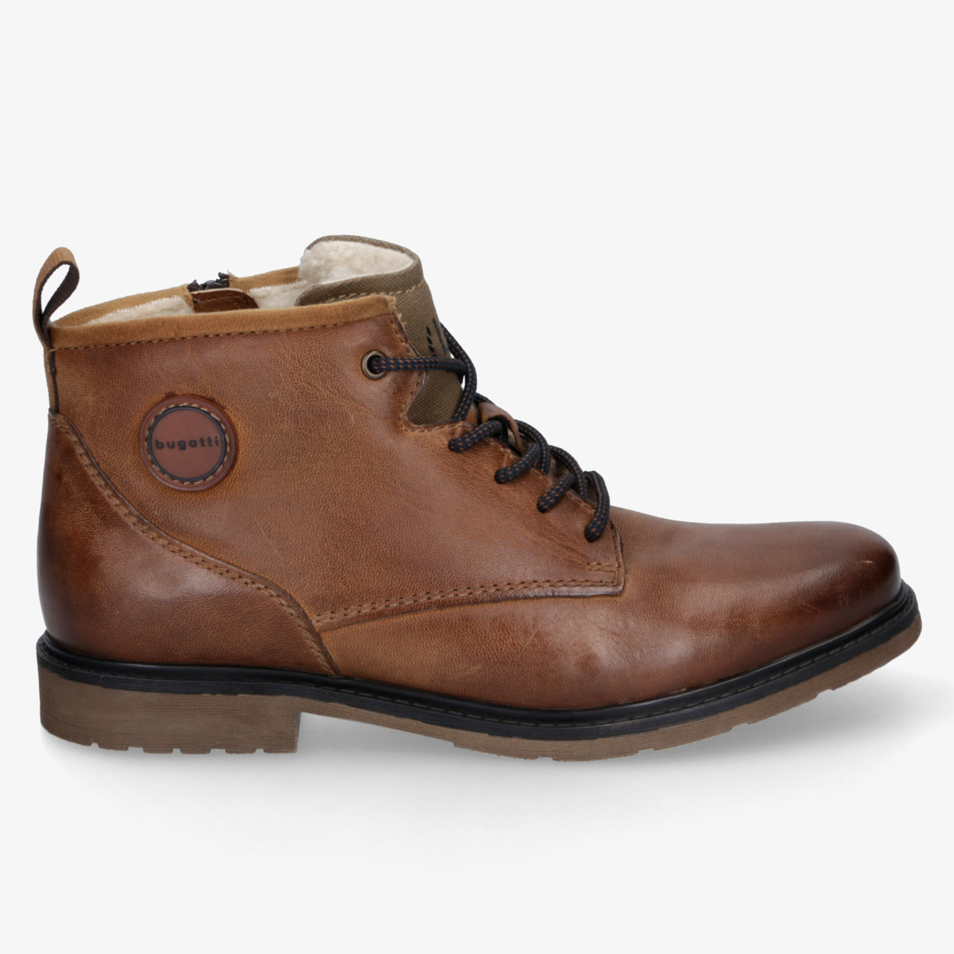 bugatti Herren Winterstiefel cognac