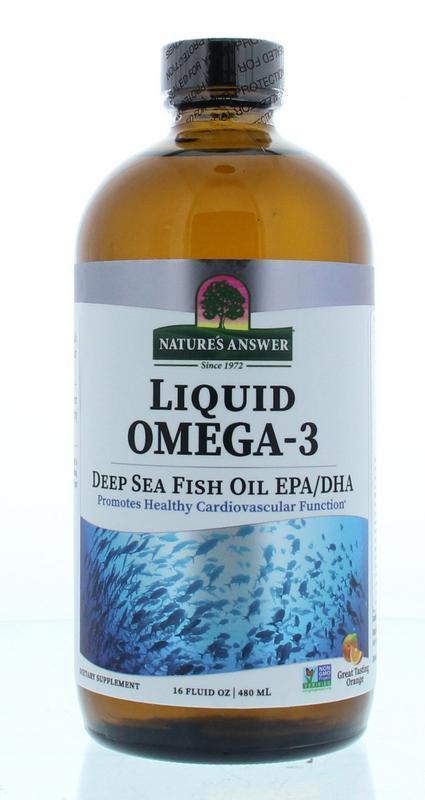 natures answer Vloeibaar Omega 3 DHA/EPA 1.150mg 480ML