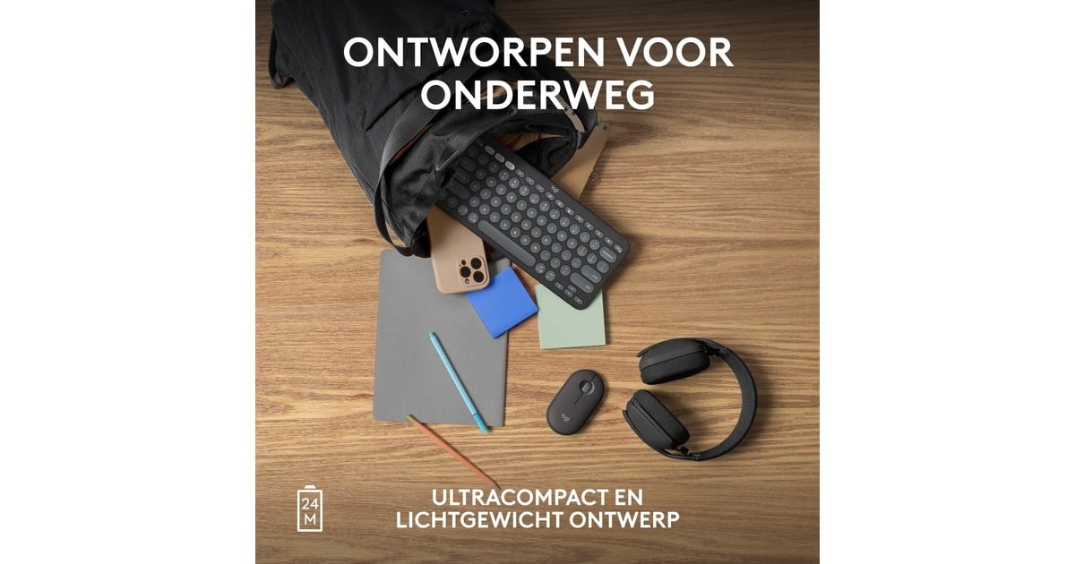 LogitechPebble Mouse 2 M350s  (Grafiet)