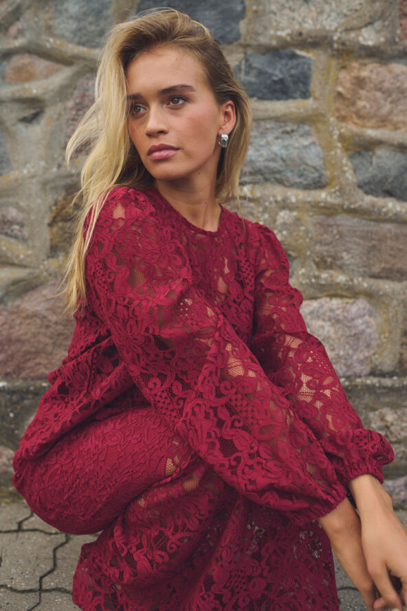 Kaffe KAlanice Blouse Rumba red