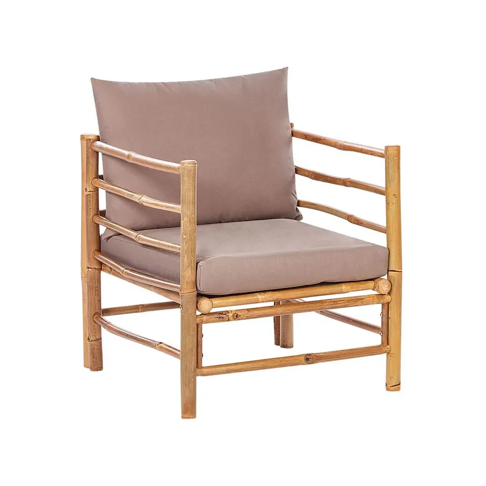 CERRETO - Loungeset 5-zits - Taupe - Bamboe