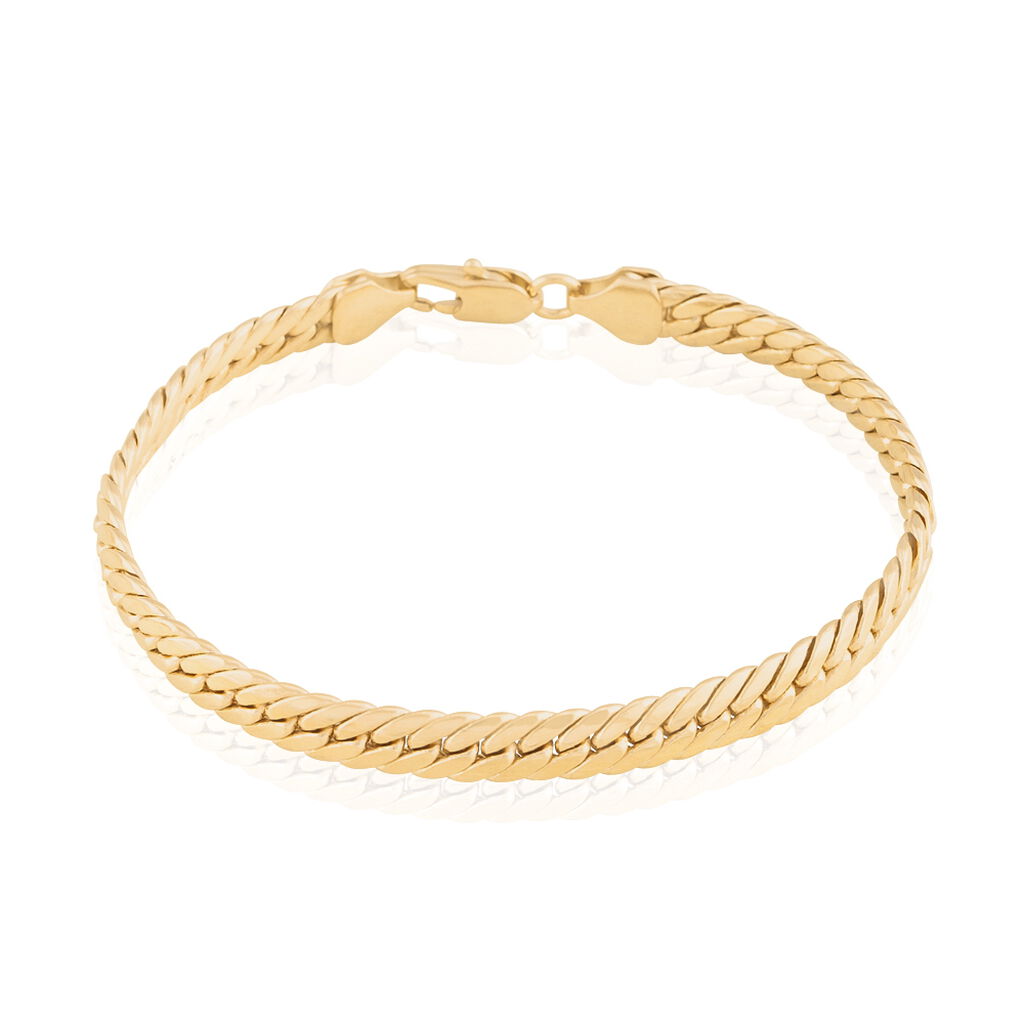 Bracelet Messaline Plaqué Or Jaune