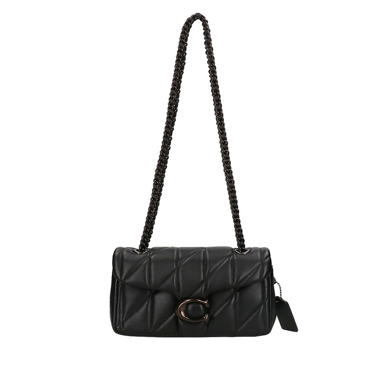 Coach Tabby 20 Shoulderbag With Chain Quilting black