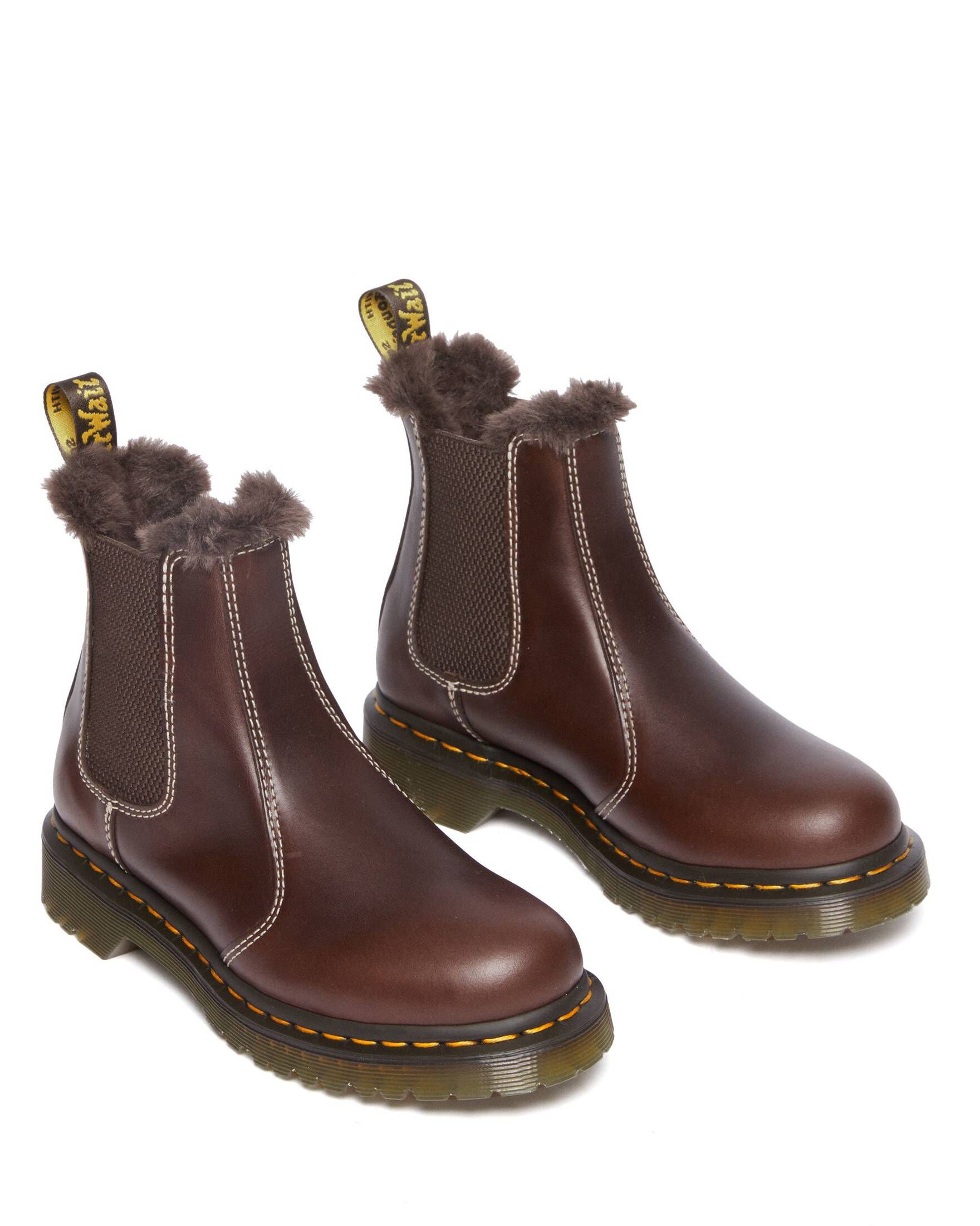 Dr. Martens| Damen Chelsea Boots LEONORE FUR LINED