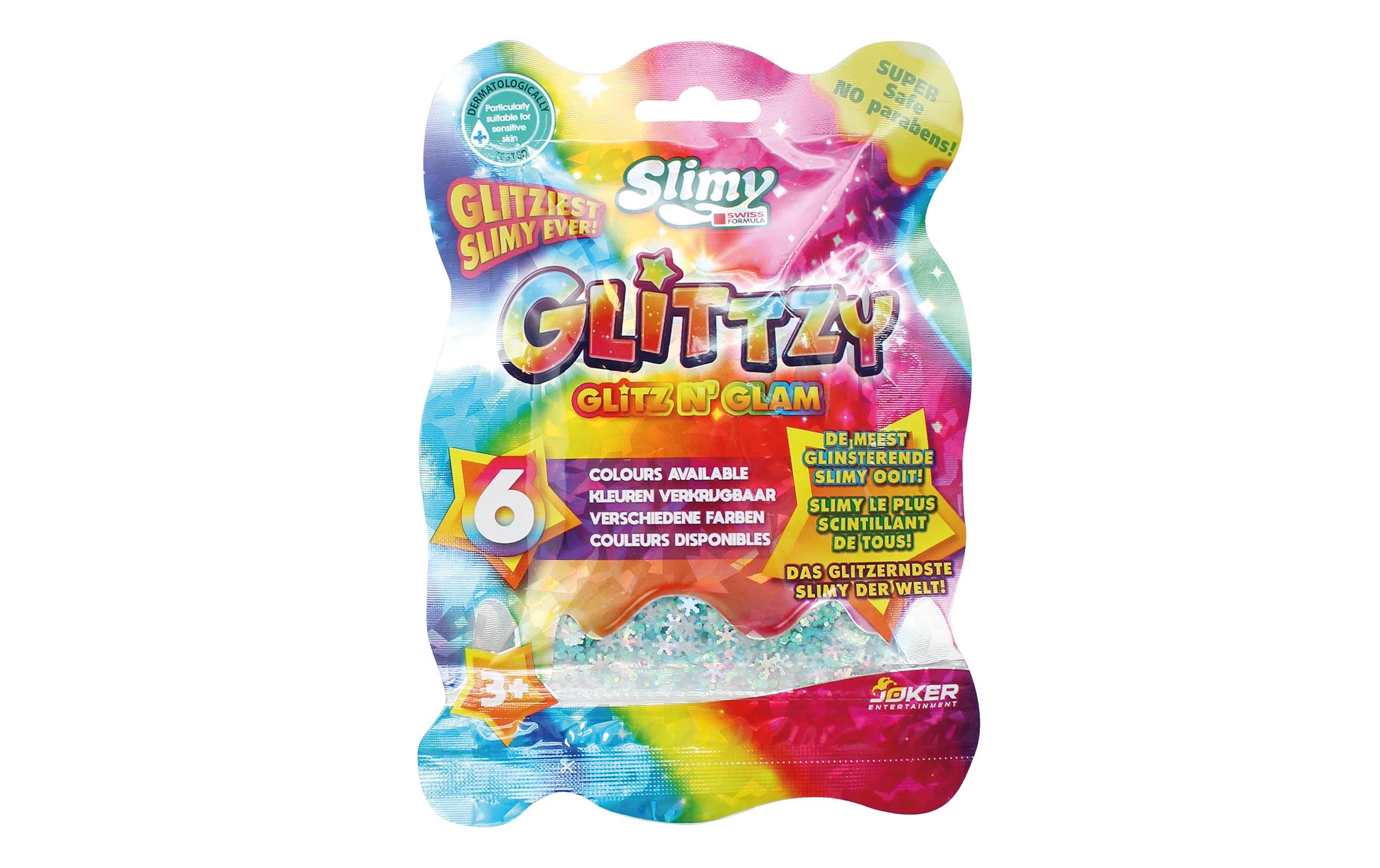 Slimy Glittzy assortiert, 90 gSchleimdose