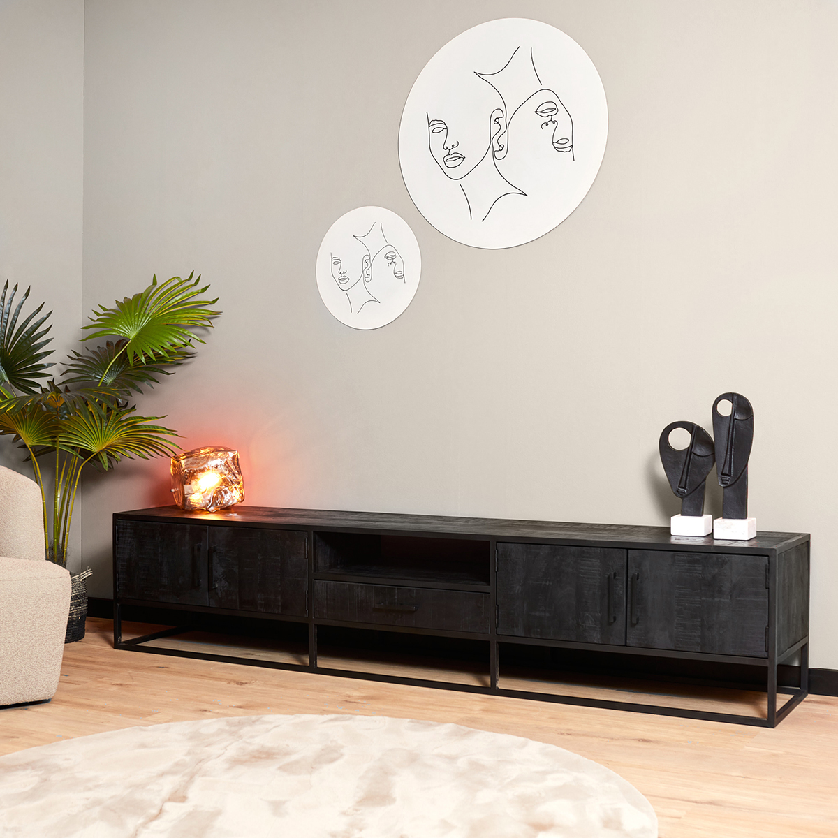 TV-Meubel Maas zwart 240
