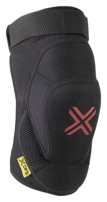 Paire de Genouillères Enfant Fuse Delta Noir/Rouge