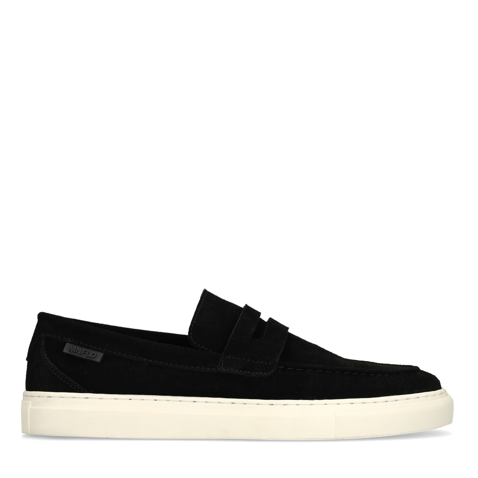 Zwarte suède loafers