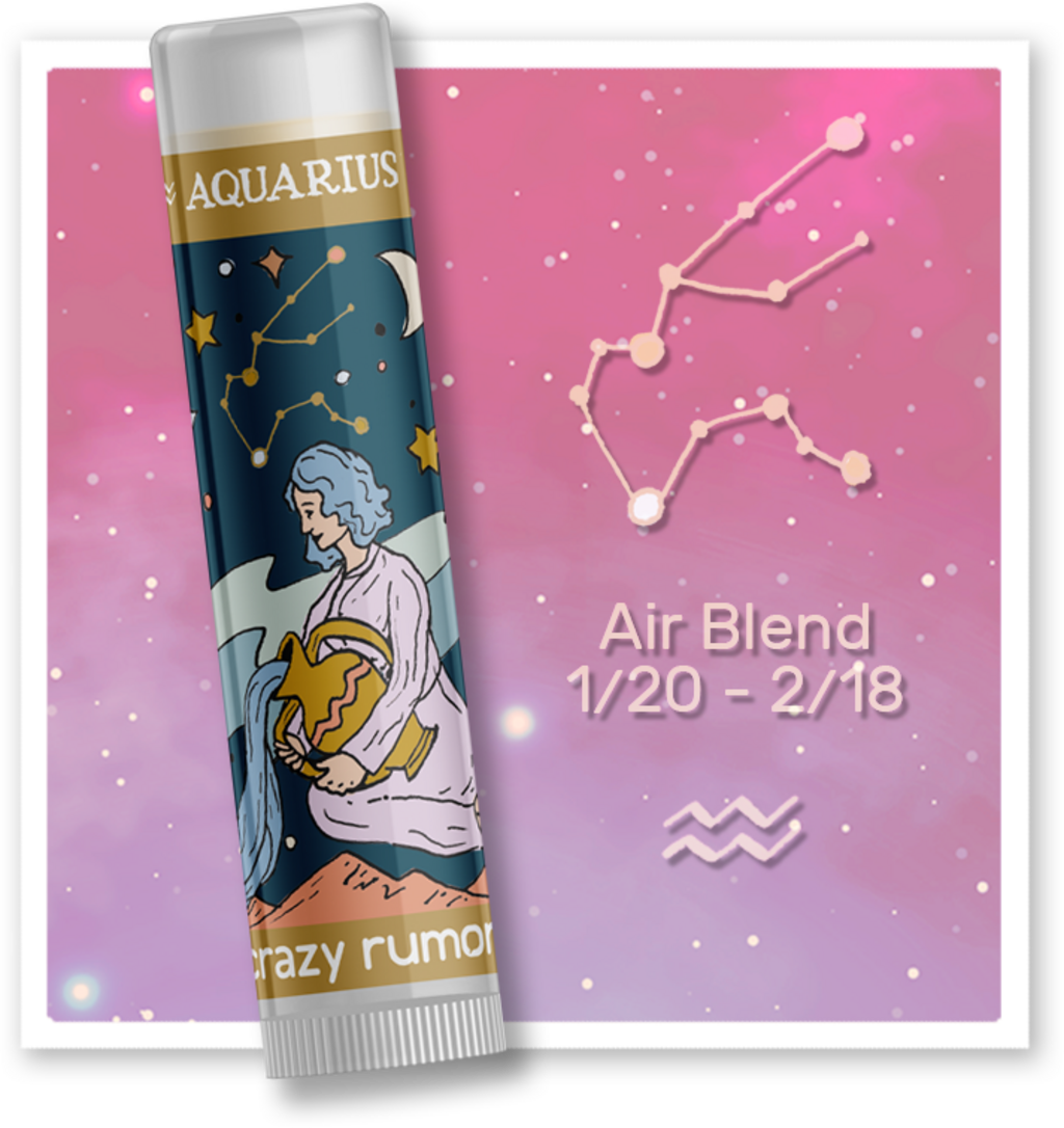 Crazy Rumors  Aquarius Lip Balm, 4,25 g