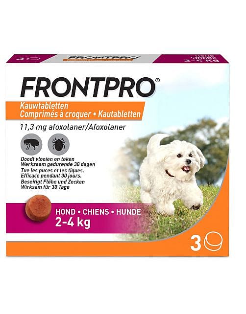 Frontpro Vlo Teek Kauwtablet Hond