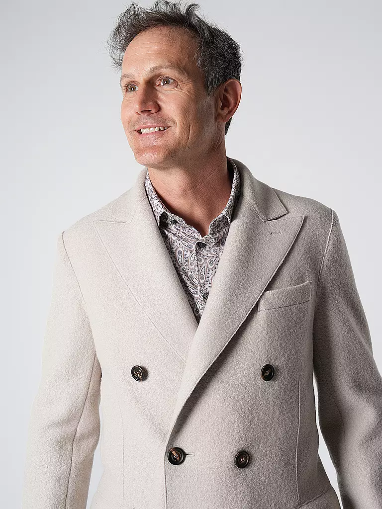 ELEVENTY Wollmantel beige