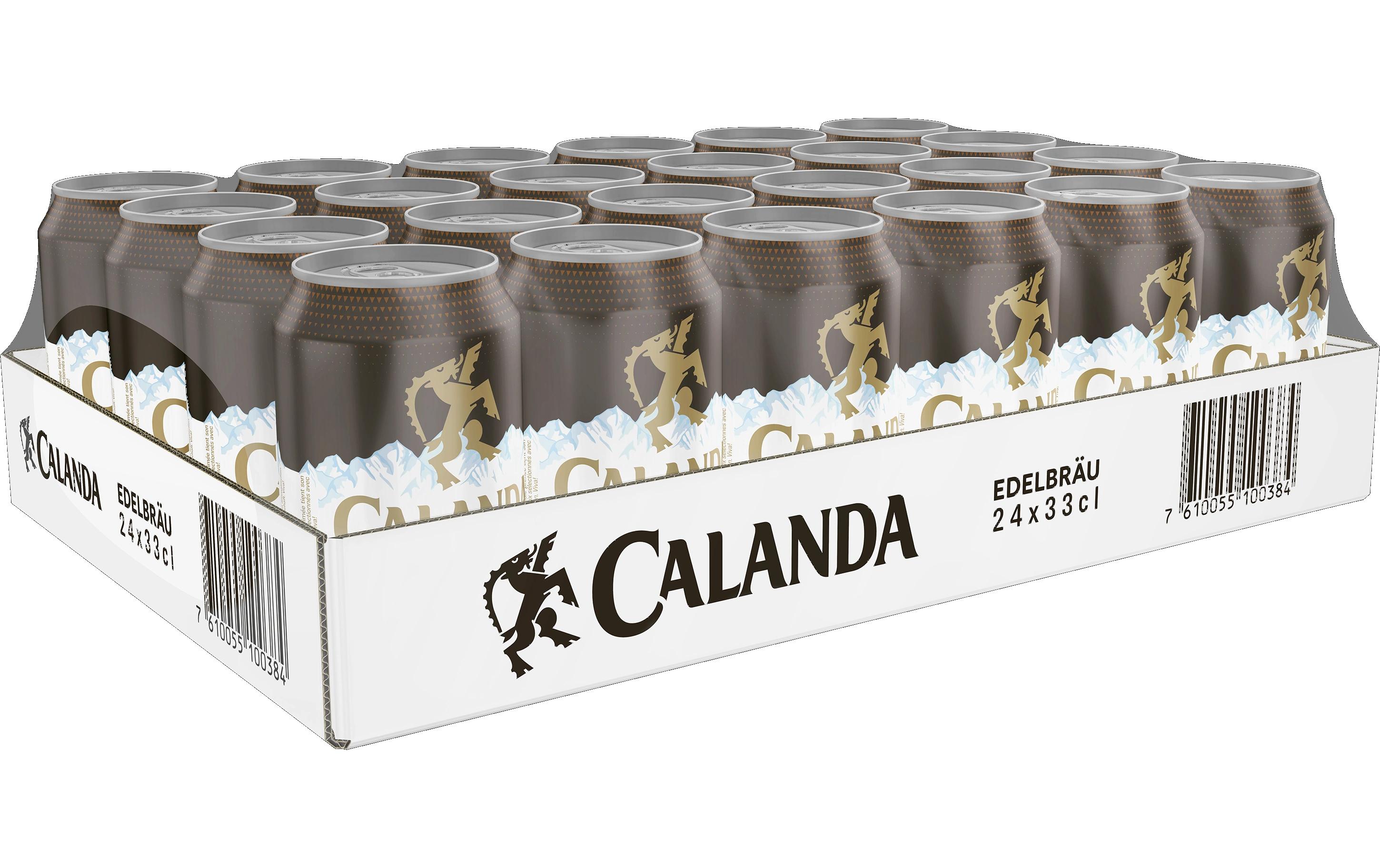 Bier Edelbräu 5.2% 24 x 0.33 lVollmundiger Biergenuss aus den Bündner Alpen