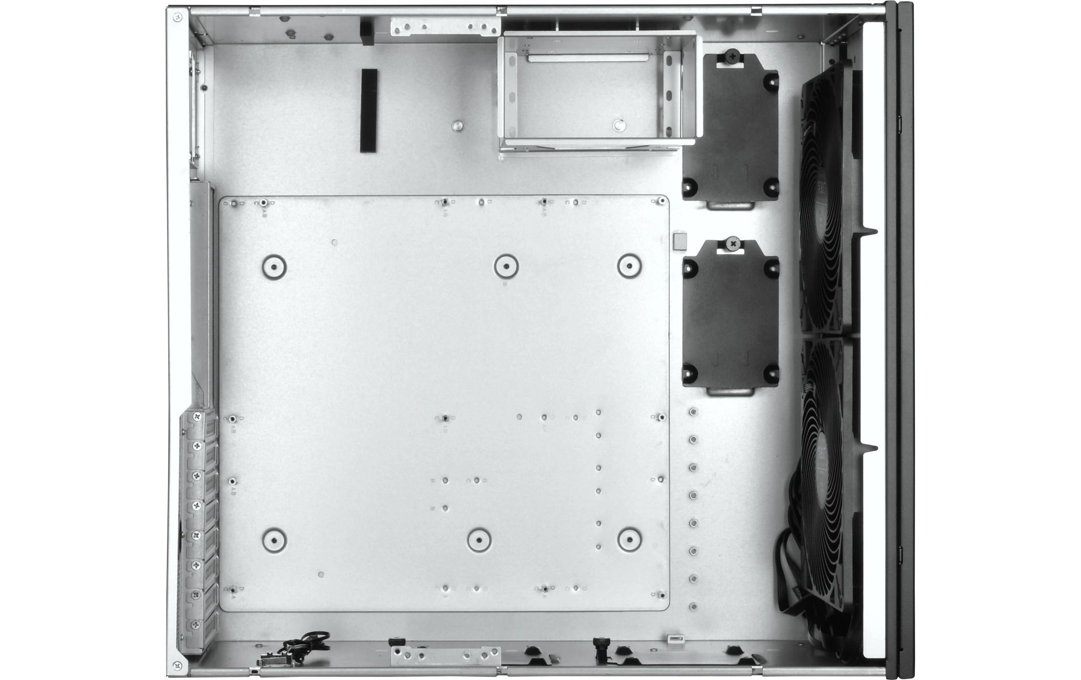 Gehäuse RM51<br>Rackmount-Servergehäuse mit zwei 180-mm-Lüftern und verbesserter Flüssigkühlkompatibilität