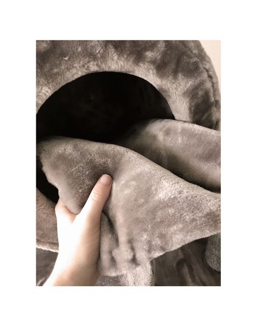 Petrebels Krabpaal Cleopatra - Krabpalen - 55x55x122 cm Cappuccino