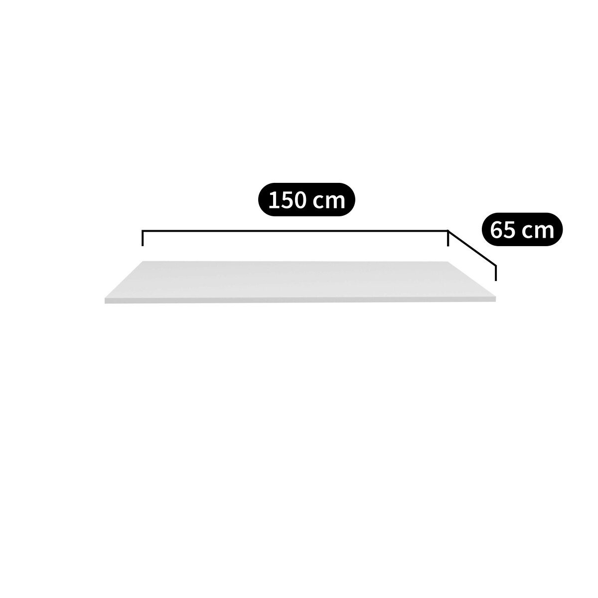 AM.PM<br>Anunciado tampo de mesa em carvalho com 150 cm de comprimento, para trabalho